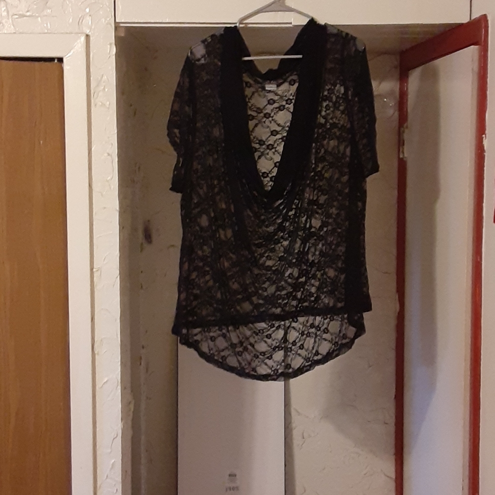 Black veil dress
